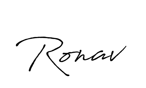 Once you've used our free online signature maker to create your best signature Antro_Vectra_Bolder style, it's time to enjoy all of the benefits that Ronav name signing documents. Ronav signature style 7 images and pictures png