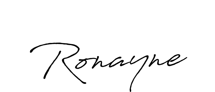Create a beautiful signature design for name Ronayne. With this signature (Antro_Vectra_Bolder) fonts, you can make a handwritten signature for free. Ronayne signature style 7 images and pictures png