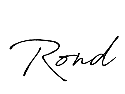 Once you've used our free online signature maker to create your best signature Antro_Vectra_Bolder style, it's time to enjoy all of the benefits that Rond name signing documents. Rond signature style 7 images and pictures png