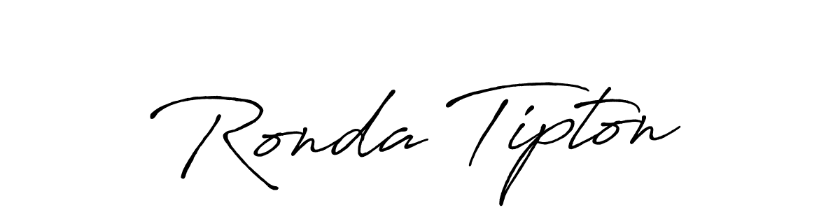 How to Draw Ronda Tipton signature style? Antro_Vectra_Bolder is a latest design signature styles for name Ronda Tipton. Ronda Tipton signature style 7 images and pictures png