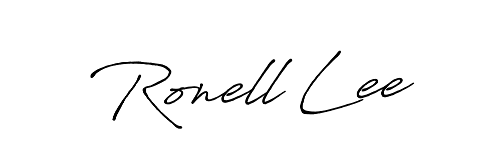 Once you've used our free online signature maker to create your best signature Antro_Vectra_Bolder style, it's time to enjoy all of the benefits that Ronell Lee name signing documents. Ronell Lee signature style 7 images and pictures png