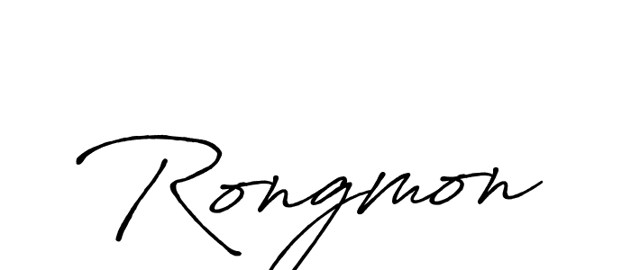 if you are searching for the best signature style for your name Rongmon. so please give up your signature search. here we have designed multiple signature styles  using Antro_Vectra_Bolder. Rongmon signature style 7 images and pictures png