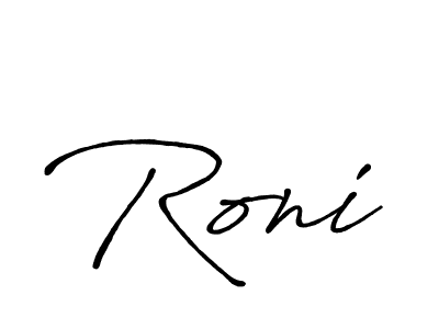 This is the best signature style for the Roni name. Also you like these signature font (Antro_Vectra_Bolder). Mix name signature. Roni signature style 7 images and pictures png