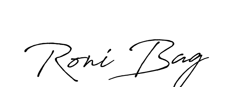 You can use this online signature creator to create a handwritten signature for the name Roni Bag. This is the best online autograph maker. Roni Bag signature style 7 images and pictures png