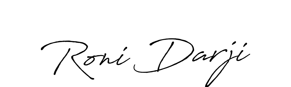 if you are searching for the best signature style for your name Roni Darji. so please give up your signature search. here we have designed multiple signature styles  using Antro_Vectra_Bolder. Roni Darji signature style 7 images and pictures png