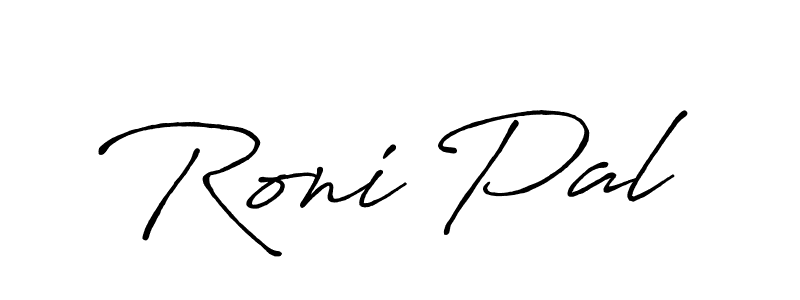 It looks lik you need a new signature style for name Roni Pal. Design unique handwritten (Antro_Vectra_Bolder) signature with our free signature maker in just a few clicks. Roni Pal signature style 7 images and pictures png