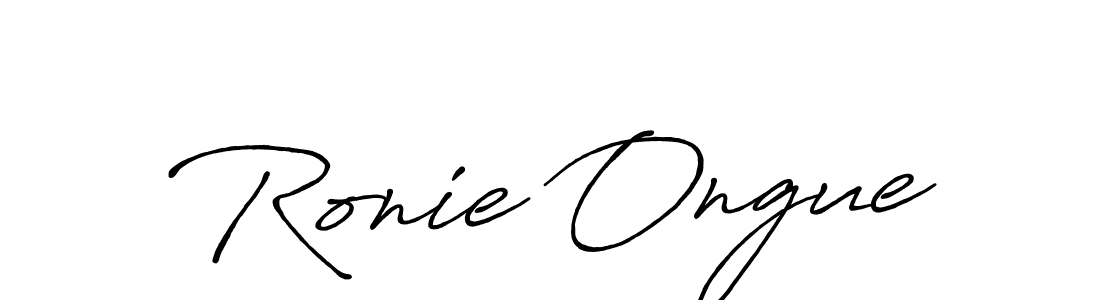 Make a beautiful signature design for name Ronie Ongue. Use this online signature maker to create a handwritten signature for free. Ronie Ongue signature style 7 images and pictures png