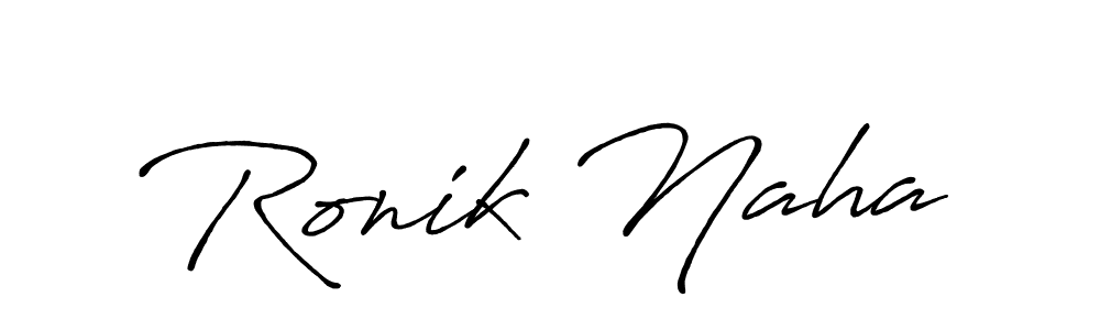 You can use this online signature creator to create a handwritten signature for the name Ronik Naha. This is the best online autograph maker. Ronik Naha signature style 7 images and pictures png