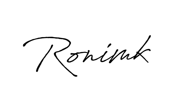 Make a beautiful signature design for name Ronimk. Use this online signature maker to create a handwritten signature for free. Ronimk signature style 7 images and pictures png