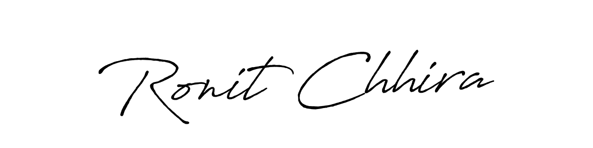 Best and Professional Signature Style for Ronit Chhira. Antro_Vectra_Bolder Best Signature Style Collection. Ronit Chhira signature style 7 images and pictures png