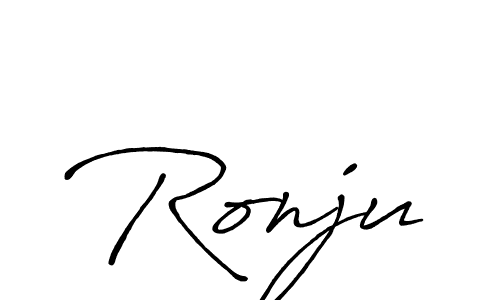 It looks lik you need a new signature style for name Ronju. Design unique handwritten (Antro_Vectra_Bolder) signature with our free signature maker in just a few clicks. Ronju signature style 7 images and pictures png