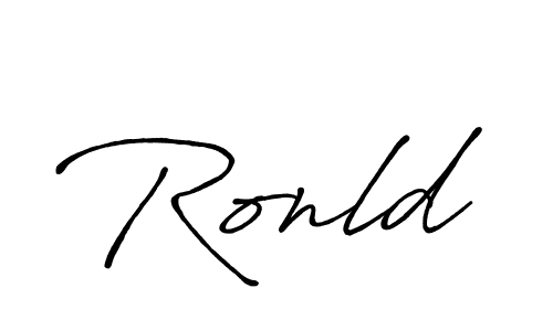Make a beautiful signature design for name Ronld. Use this online signature maker to create a handwritten signature for free. Ronld signature style 7 images and pictures png