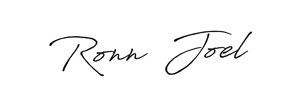 How to make Ronn  Joel signature? Antro_Vectra_Bolder is a professional autograph style. Create handwritten signature for Ronn  Joel name. Ronn  Joel signature style 7 images and pictures png