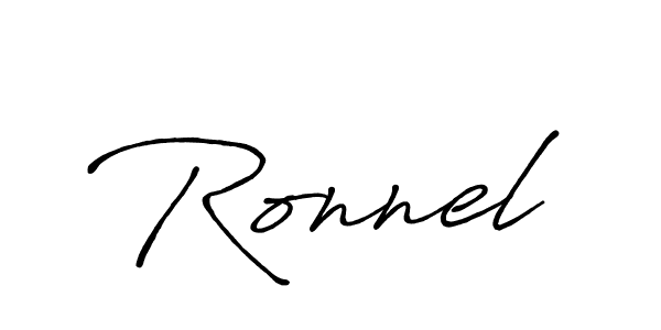 Make a short Ronnel signature style. Manage your documents anywhere anytime using Antro_Vectra_Bolder. Create and add eSignatures, submit forms, share and send files easily. Ronnel signature style 7 images and pictures png