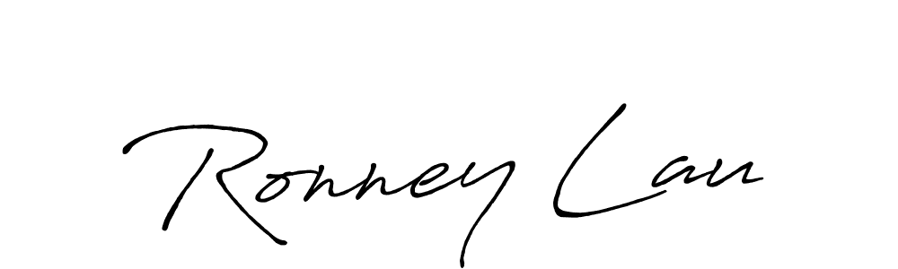 Use a signature maker to create a handwritten signature online. With this signature software, you can design (Antro_Vectra_Bolder) your own signature for name Ronney Lau. Ronney Lau signature style 7 images and pictures png