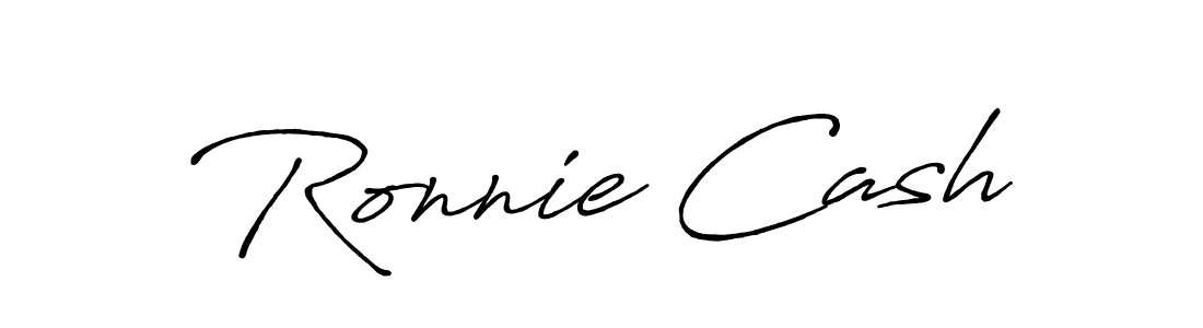 Design your own signature with our free online signature maker. With this signature software, you can create a handwritten (Antro_Vectra_Bolder) signature for name Ronnie Cash. Ronnie Cash signature style 7 images and pictures png