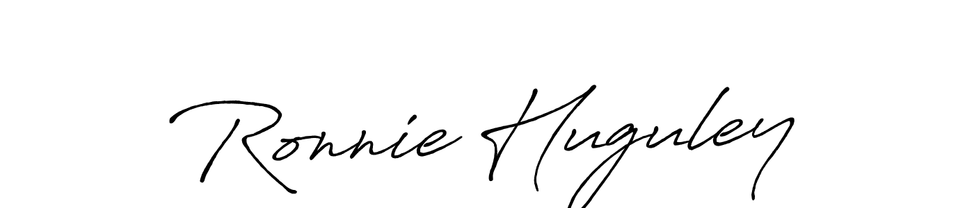 How to make Ronnie Huguley signature? Antro_Vectra_Bolder is a professional autograph style. Create handwritten signature for Ronnie Huguley name. Ronnie Huguley signature style 7 images and pictures png