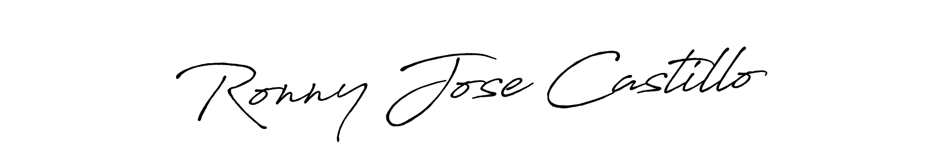 if you are searching for the best signature style for your name Ronny Jose Castillo. so please give up your signature search. here we have designed multiple signature styles  using Antro_Vectra_Bolder. Ronny Jose Castillo signature style 7 images and pictures png
