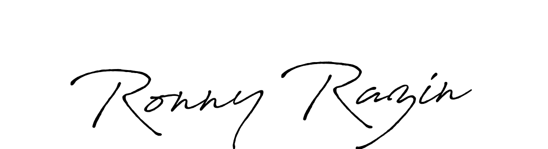 Also we have Ronny Razin name is the best signature style. Create professional handwritten signature collection using Antro_Vectra_Bolder autograph style. Ronny Razin signature style 7 images and pictures png