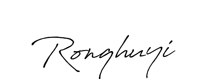 How to Draw Ronqhuyi signature style? Antro_Vectra_Bolder is a latest design signature styles for name Ronqhuyi. Ronqhuyi signature style 7 images and pictures png