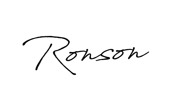 Best and Professional Signature Style for Ronson. Antro_Vectra_Bolder Best Signature Style Collection. Ronson signature style 7 images and pictures png