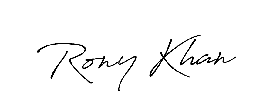 Make a short Rony Khan signature style. Manage your documents anywhere anytime using Antro_Vectra_Bolder. Create and add eSignatures, submit forms, share and send files easily. Rony Khan signature style 7 images and pictures png
