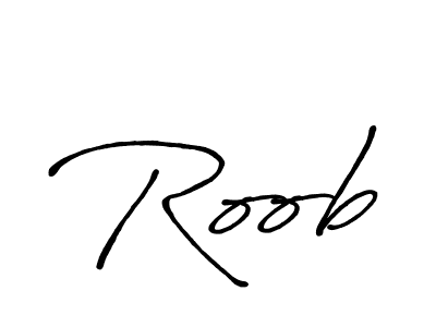 How to make Roob name signature. Use Antro_Vectra_Bolder style for creating short signs online. This is the latest handwritten sign. Roob signature style 7 images and pictures png