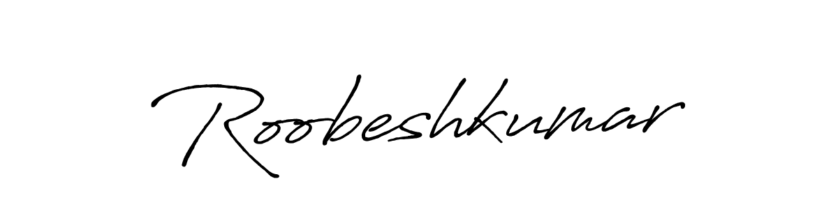 Also we have Roobeshkumar name is the best signature style. Create professional handwritten signature collection using Antro_Vectra_Bolder autograph style. Roobeshkumar signature style 7 images and pictures png