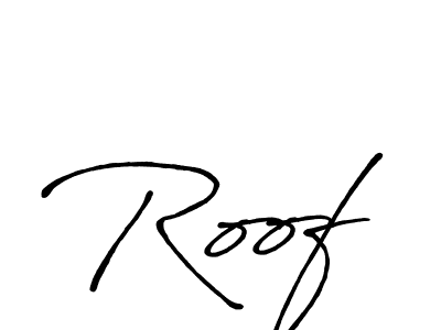 How to Draw Roof signature style? Antro_Vectra_Bolder is a latest design signature styles for name Roof. Roof signature style 7 images and pictures png