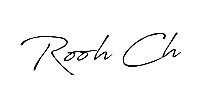 Also we have Rooh Ch name is the best signature style. Create professional handwritten signature collection using Antro_Vectra_Bolder autograph style. Rooh Ch signature style 7 images and pictures png