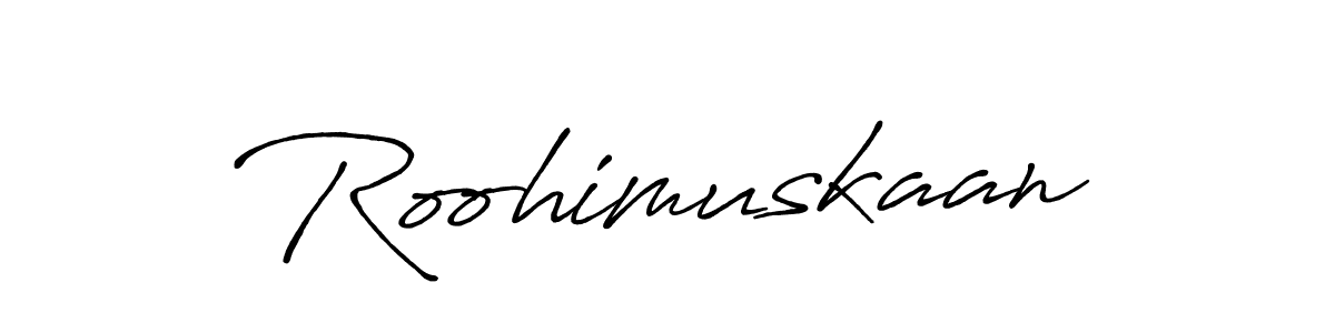 The best way (Antro_Vectra_Bolder) to make a short signature is to pick only two or three words in your name. The name Roohimuskaan include a total of six letters. For converting this name. Roohimuskaan signature style 7 images and pictures png
