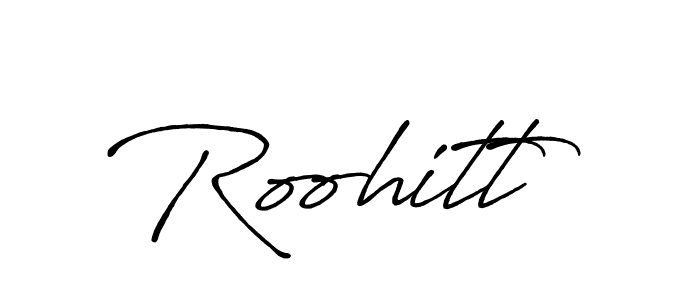 Antro_Vectra_Bolder is a professional signature style that is perfect for those who want to add a touch of class to their signature. It is also a great choice for those who want to make their signature more unique. Get Roohitt name to fancy signature for free. Roohitt signature style 7 images and pictures png