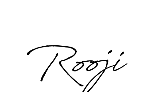Similarly Antro_Vectra_Bolder is the best handwritten signature design. Signature creator online .You can use it as an online autograph creator for name Rooji. Rooji signature style 7 images and pictures png