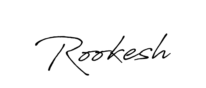 Make a beautiful signature design for name Rookesh. Use this online signature maker to create a handwritten signature for free. Rookesh signature style 7 images and pictures png