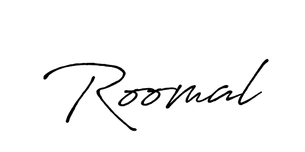 Similarly Antro_Vectra_Bolder is the best handwritten signature design. Signature creator online .You can use it as an online autograph creator for name Roomal. Roomal signature style 7 images and pictures png