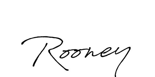 It looks lik you need a new signature style for name Rooney. Design unique handwritten (Antro_Vectra_Bolder) signature with our free signature maker in just a few clicks. Rooney signature style 7 images and pictures png