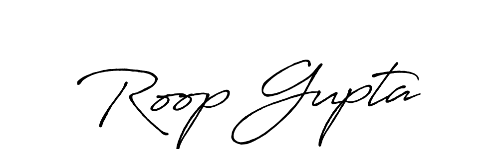 Make a short Roop Gupta signature style. Manage your documents anywhere anytime using Antro_Vectra_Bolder. Create and add eSignatures, submit forms, share and send files easily. Roop Gupta signature style 7 images and pictures png