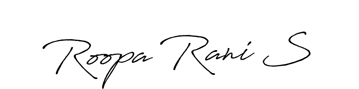 Once you've used our free online signature maker to create your best signature Antro_Vectra_Bolder style, it's time to enjoy all of the benefits that Roopa Rani S name signing documents. Roopa Rani S signature style 7 images and pictures png