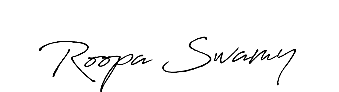 if you are searching for the best signature style for your name Roopa Swamy. so please give up your signature search. here we have designed multiple signature styles  using Antro_Vectra_Bolder. Roopa Swamy signature style 7 images and pictures png