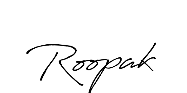 It looks lik you need a new signature style for name Roopak. Design unique handwritten (Antro_Vectra_Bolder) signature with our free signature maker in just a few clicks. Roopak signature style 7 images and pictures png