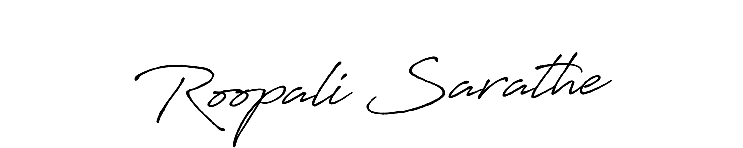 How to Draw Roopali Sarathe signature style? Antro_Vectra_Bolder is a latest design signature styles for name Roopali Sarathe. Roopali Sarathe signature style 7 images and pictures png