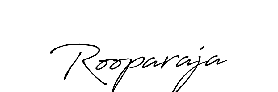 Create a beautiful signature design for name Rooparaja. With this signature (Antro_Vectra_Bolder) fonts, you can make a handwritten signature for free. Rooparaja signature style 7 images and pictures png