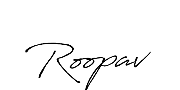 Best and Professional Signature Style for Roopav. Antro_Vectra_Bolder Best Signature Style Collection. Roopav signature style 7 images and pictures png