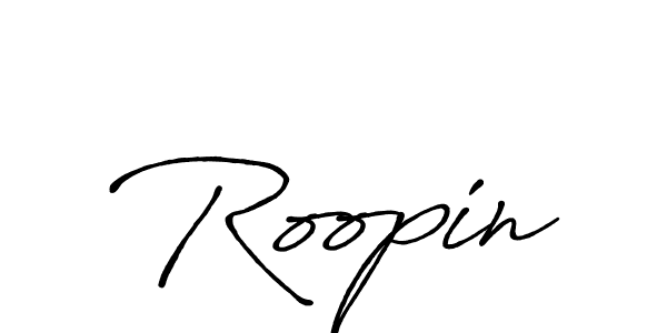 Best and Professional Signature Style for Roopin. Antro_Vectra_Bolder Best Signature Style Collection. Roopin signature style 7 images and pictures png