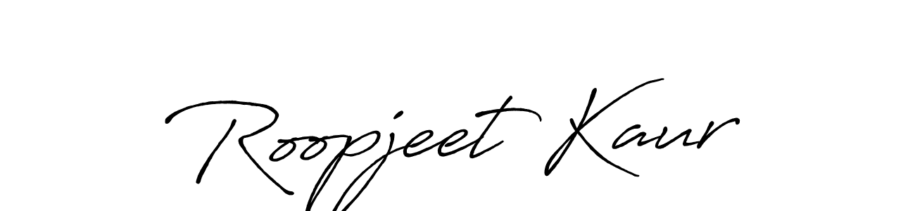 The best way (Antro_Vectra_Bolder) to make a short signature is to pick only two or three words in your name. The name Roopjeet Kaur include a total of six letters. For converting this name. Roopjeet Kaur signature style 7 images and pictures png