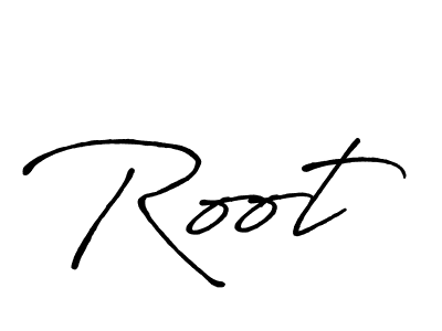 You should practise on your own different ways (Antro_Vectra_Bolder) to write your name (Root) in signature. don't let someone else do it for you. Root signature style 7 images and pictures png