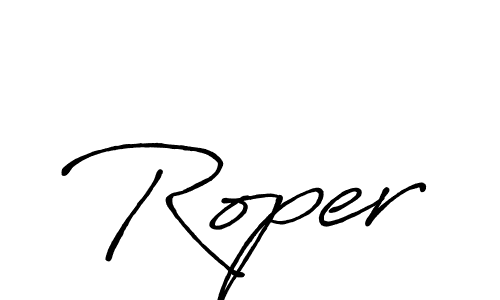 Also You can easily find your signature by using the search form. We will create Roper name handwritten signature images for you free of cost using Antro_Vectra_Bolder sign style. Roper signature style 7 images and pictures png