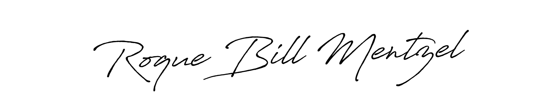 Also we have Roque Bill Mentzel name is the best signature style. Create professional handwritten signature collection using Antro_Vectra_Bolder autograph style. Roque Bill Mentzel signature style 7 images and pictures png