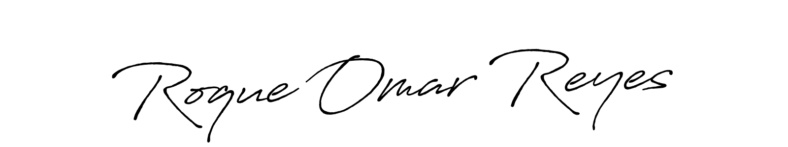 Make a short Roque Omar Reyes signature style. Manage your documents anywhere anytime using Antro_Vectra_Bolder. Create and add eSignatures, submit forms, share and send files easily. Roque Omar Reyes signature style 7 images and pictures png