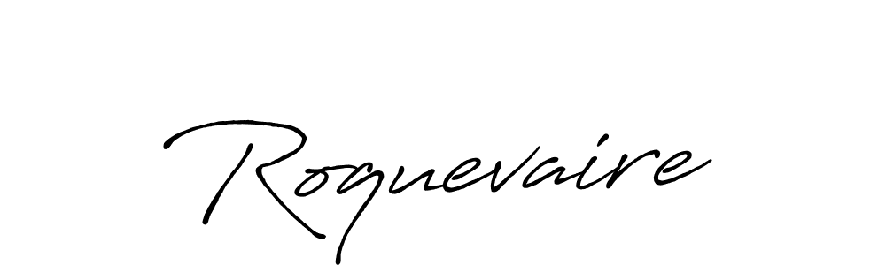 Make a beautiful signature design for name Roquevaire. With this signature (Antro_Vectra_Bolder) style, you can create a handwritten signature for free. Roquevaire signature style 7 images and pictures png